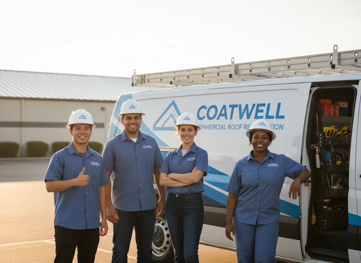 Commercial roof coating company in Orange, MA